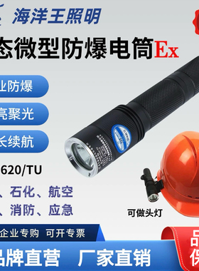 海洋王JW7620强光防爆手电筒多功能充电式LED手电强光防水头灯
