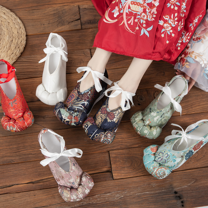 古装原创搭配拍戏婚鞋内增高坡