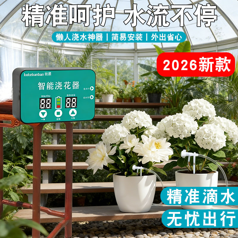 自动浇水室内盆栽定时一个月水泵懒人浇花神器家用花盆植物滴水器