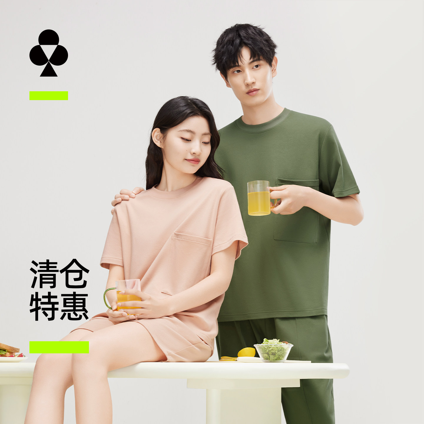 有棵树纯棉情侣睡衣女春秋款新款男士长裤秋季夏天家居服套装qc