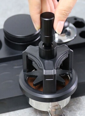 意式咖啡搅粉针咖啡布粉针旋转均匀打散结块针式布粉器松粉针磁吸
