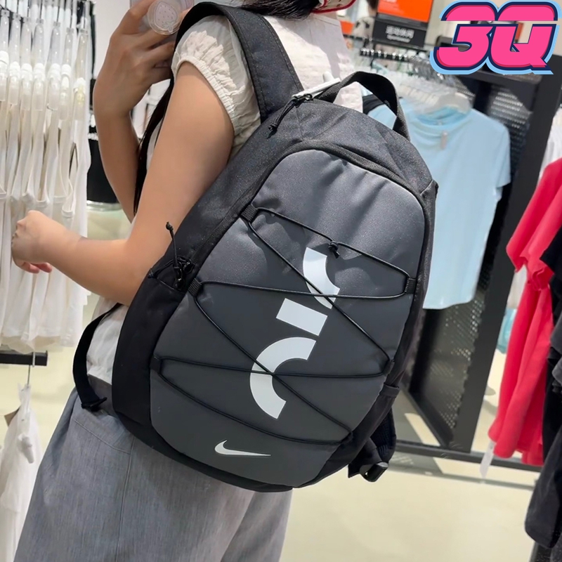 耐克NIKE AIR双肩背包松紧绳拉链运动旅行学生电脑书包男女DV6246