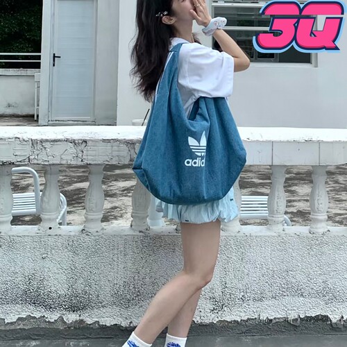 adidas originals三叶草云朵包斜挎单肩腋下包拎包IX7693 IX7694