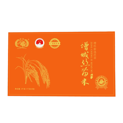挂荔牌增科新选增城丝苗米3KG国家地标高端礼盒6斤送礼佳品包邮