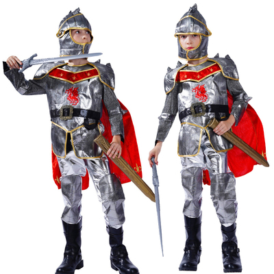 新款儿童十字军骑士扮演服
