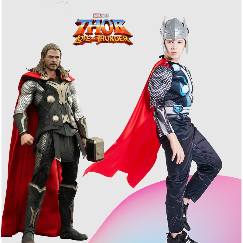 新儿童雷神扮演服万圣节Thorcos