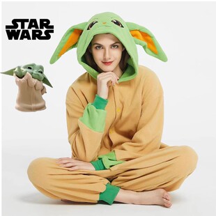 新儿童星球大战尤达宝宝扮演服万圣节Master Yoda亲子活动表演服