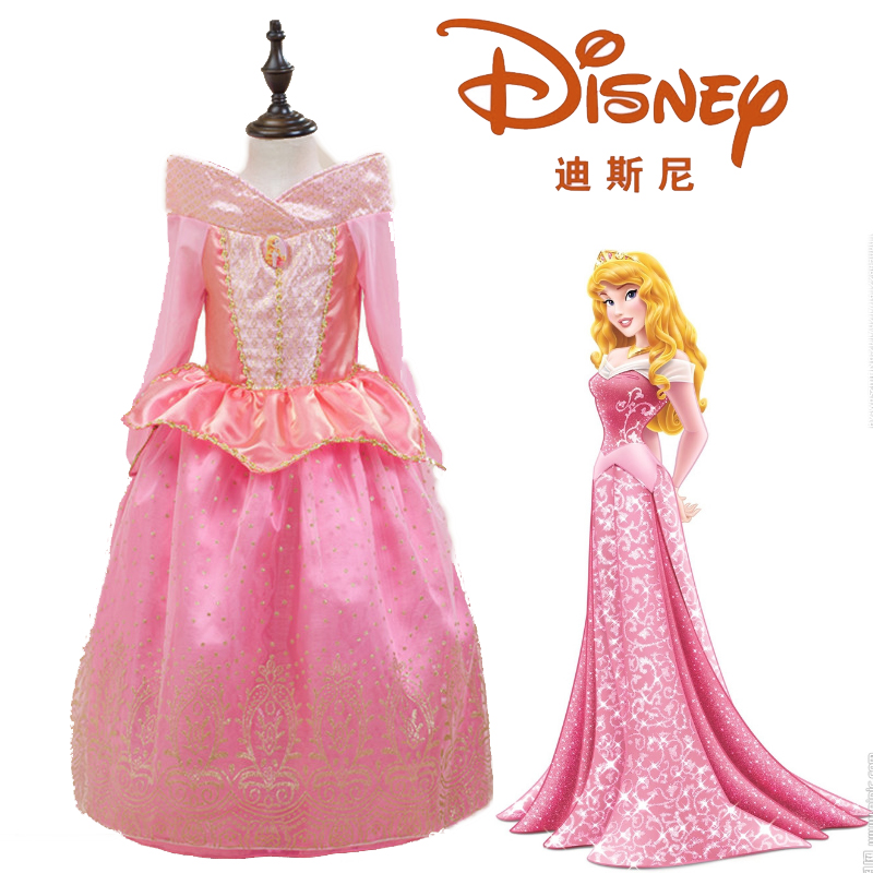 儿童新款睡美人爱洛cos公主裙