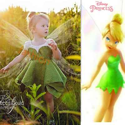 新儿童小叮当公主裙万圣节迪士尼