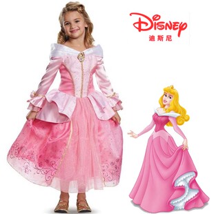 儿童睡美人爱洛公主裙万圣节奥罗拉公主cosplay连衣裙派对演出服