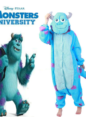 迪士尼怪物大学长毛怪苏利文扮演服Sullivan万圣节cos舞台演出服