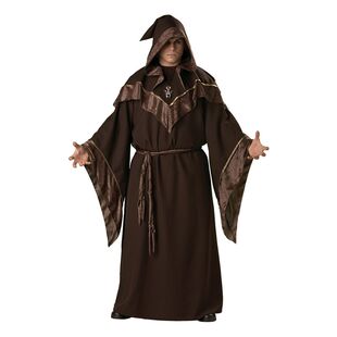 欧洲中世纪传教士传道士服装万圣节僧侣服修道士巫师袍宗教教父服