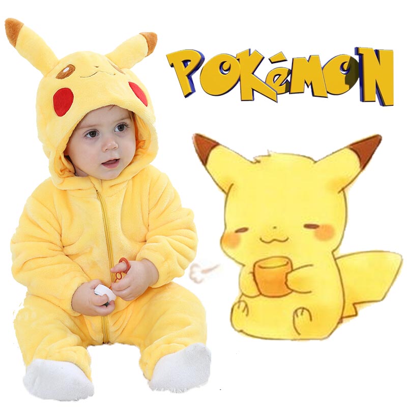 新款宝宝皮卡丘cos神奇宝贝衣服
