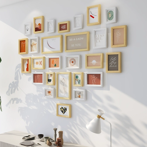 Дизайнерская фотография, настенная фоторамка в форме сердца