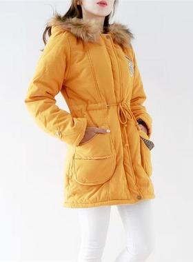 Hooded Winter Jacket Women Fashion Warm Coats Ladies Tops 女