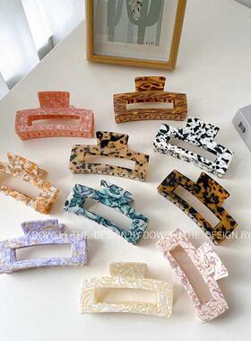 Duowei Jewelry 13cm Oversized Square Grab Clip Hair Grab Pon