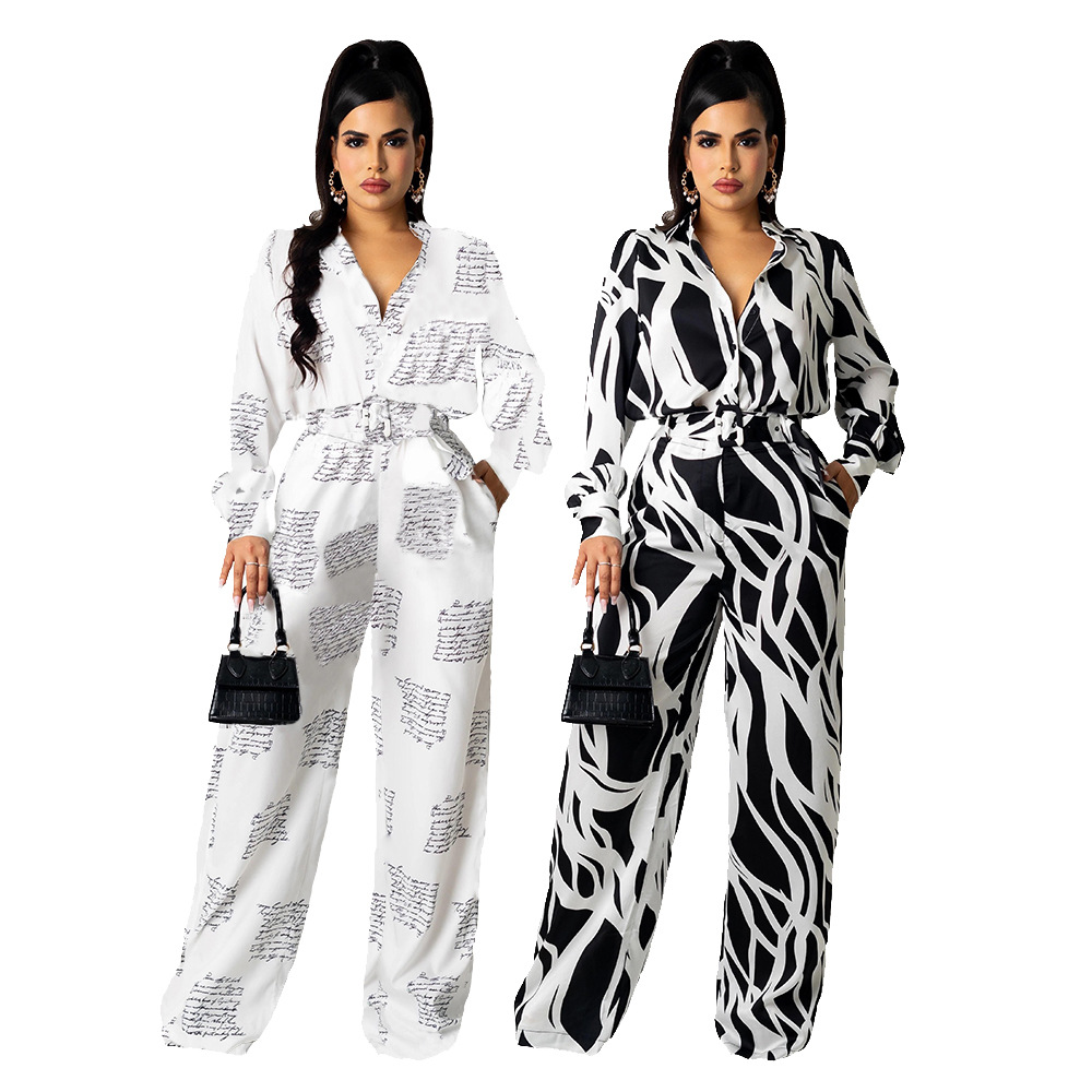 Plus size one-piece long female jumpsuit Fat Women Overa new