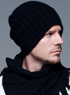 毛线帽 Beckham knitted men's Fashion hat winter hip hop cap