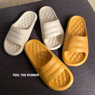 拖鞋男家用夏季室内居家浴室洗澡防滑46大码47软底踩屎感凉拖鞋女