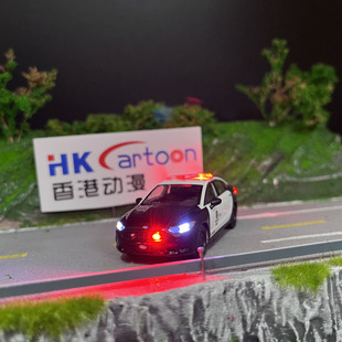 596 1:64警车LAPD 洛杉矶蒙迪欧 接各种模型来车改装加灯 可充电