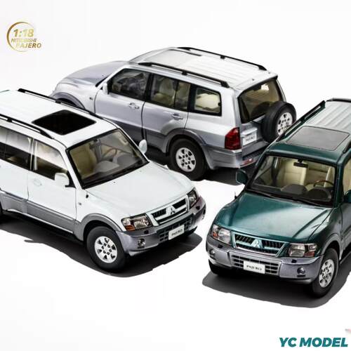 YC MODEL 1:18 帕杰罗 三菱PAJERO V73合金汽车模型 6门可开