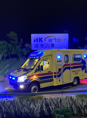 Tiny 微影1：43 消防车A491 改装加灯 可充电 接各种模型改装加灯