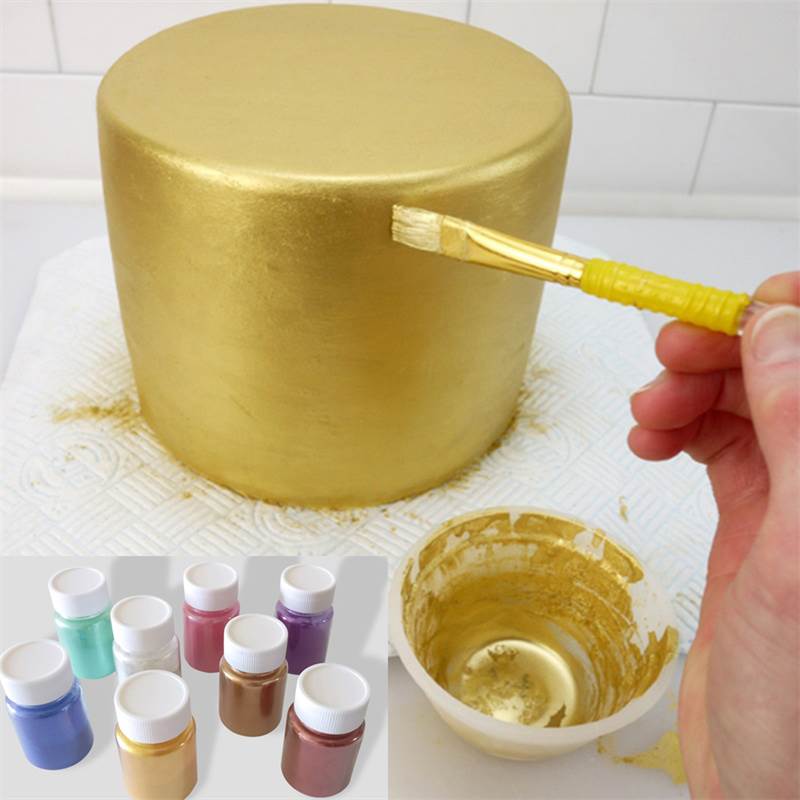 1 Box Gold Powder Silver Powder Mousse Cake Fudge Macaron Ch