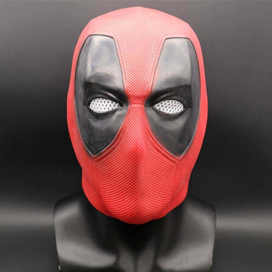 Marvel Superhero Deadpool 2 Full Head Latex Mask Halloween