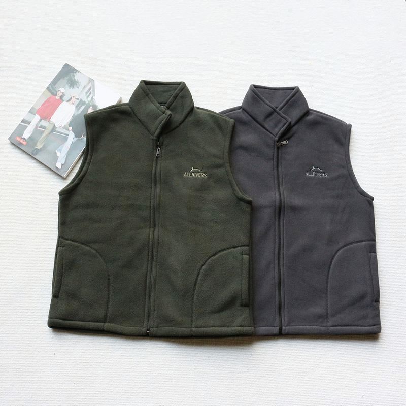 男加绒马甲立领双面绒保暖马夹