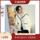 学院风千金风毛针织衫 女2025春装 新款 PIT复古法式 小香风针织开衫