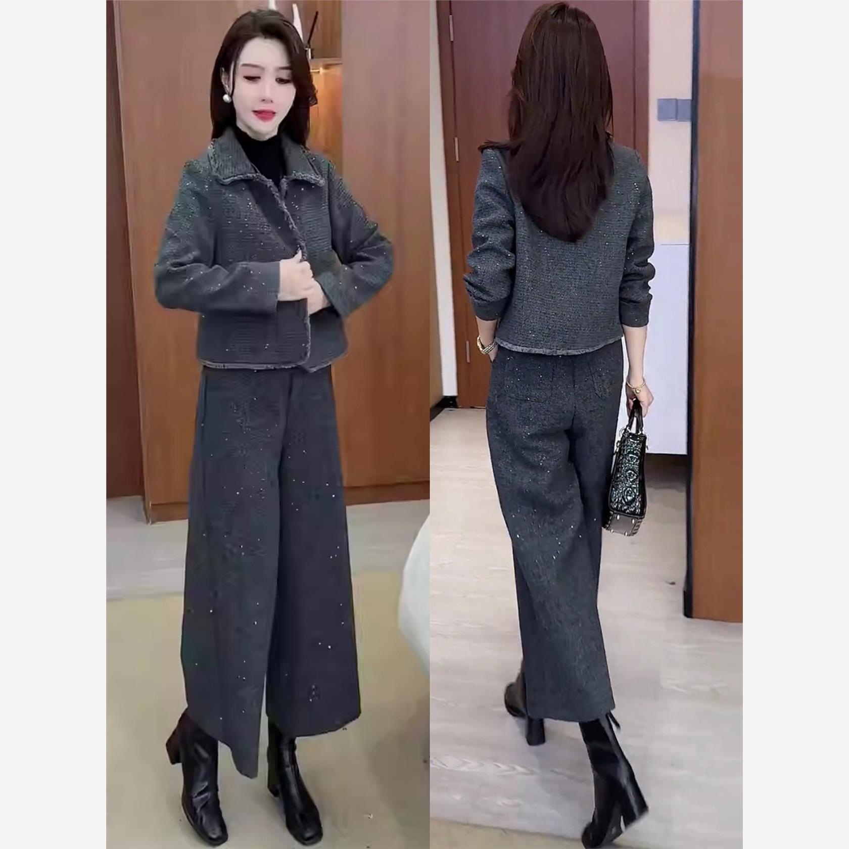 时尚套装2025秋季新款减龄两件套