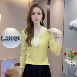 长袖t恤女2026春季新款今年流行爆款独特漂亮巨好看超火减龄上衣