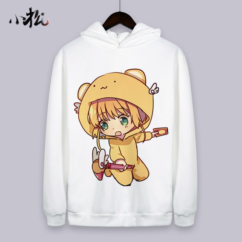 魔卡少女樱连帽卫衣百变小樱 小可二次元服装动漫周边衣服 秋冬外|ruв категории Мужская одежда, свитер - от Buy2taobao.com для оказания профессиональной услуги покупки агента Taobao