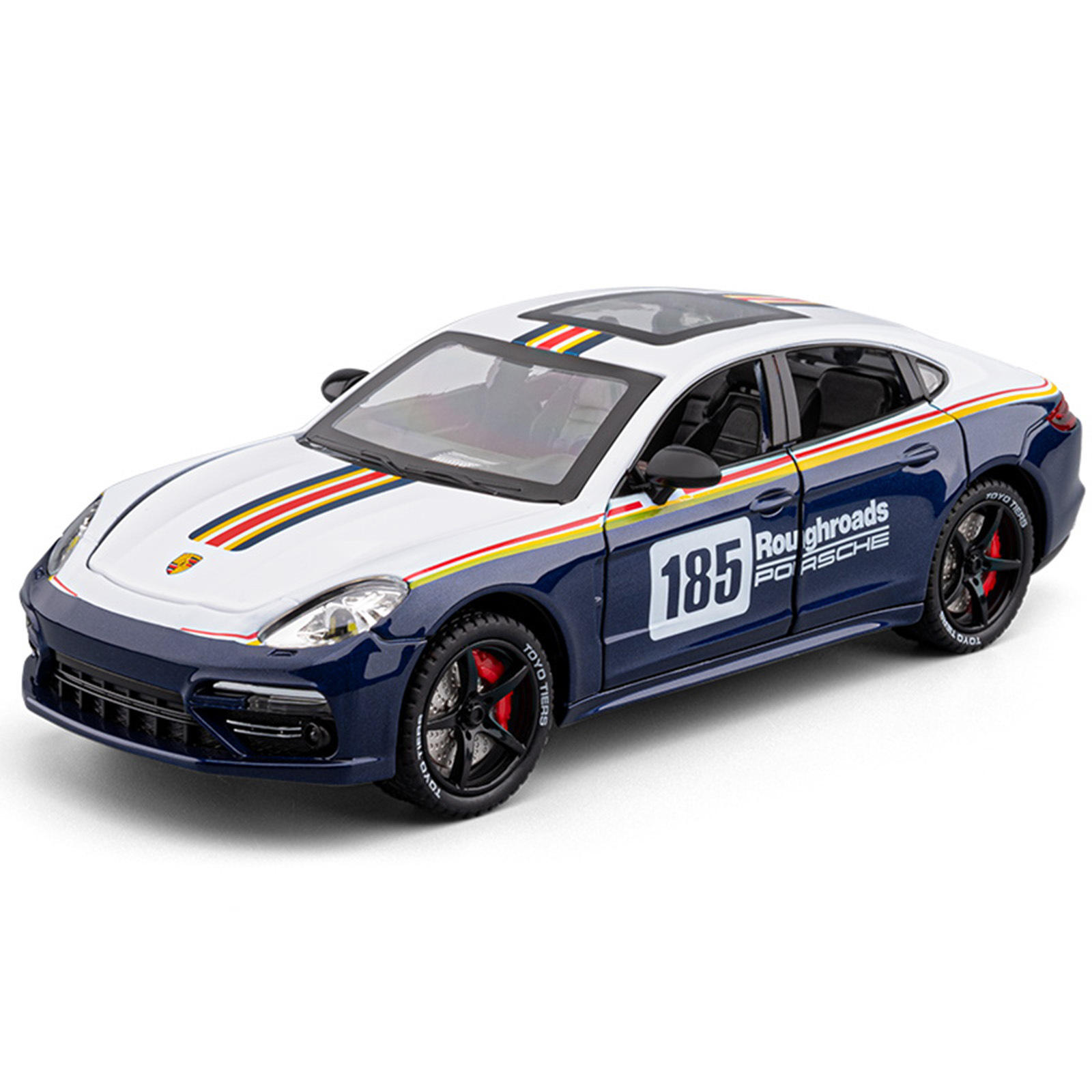 盒装 车致1:24宝时捷帕啦梅啦赛道喷雾版模型仿真合金玩具车