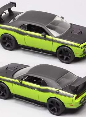 新款 【盒装】1:24道奇挑战者Challenger SRT8合金汽车模型收藏品