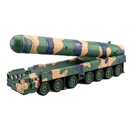盒装 嘉业1:50 DF41/DF5B/巨浪2仿真导弹发射车合金车模声光玩具