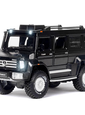 新款 散装大奔乌尼墨克仿真1比28合金越野车模型快手抖音直播