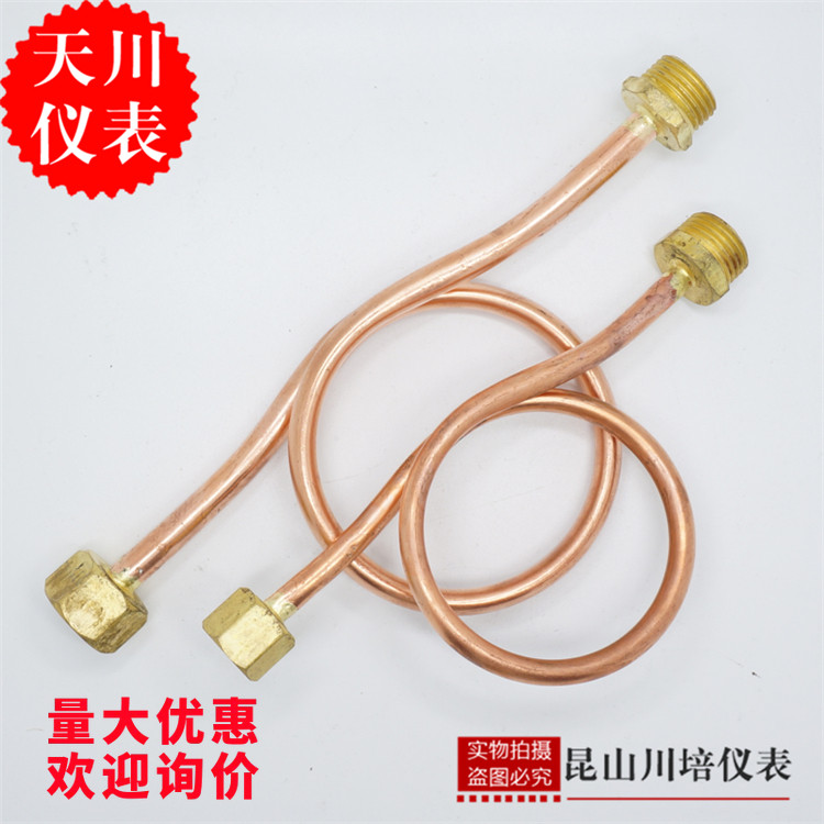 全铜天川上海缓冲管压力表专用图片