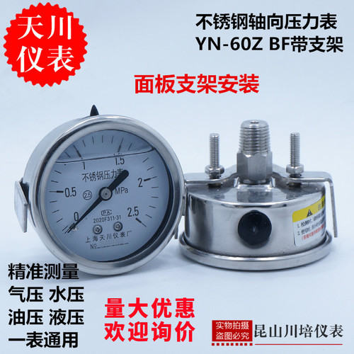 上海天川轴向压力表面板安装