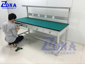 防静电工作台 操作台 实验室试验台 手机 电脑维修台带抽屉