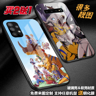 数码宝贝手机壳适用三星s23a22a53a54note20ua71a13玻璃a42a32a74a9a52s22fenote10j7a23a20a31定制m53a12a14