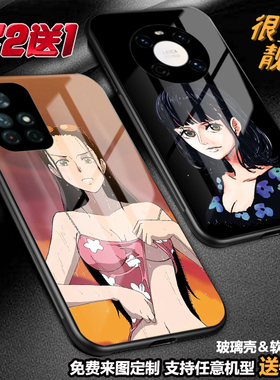 罗宾海贼王手机壳适用OPPOreno10vivox90x80neoz5z6NEX3定制x23realme10GTneo3 k10玻璃9 IQOO119a9 11定制