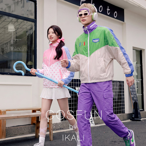 IKALI迪士尼青少年外套COS牧羊女巴斯光年秋款外套玩具总动员