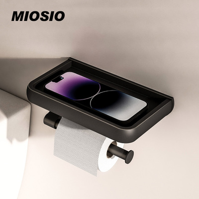 太空铝卫生间纸巾盒挂式卫生纸架