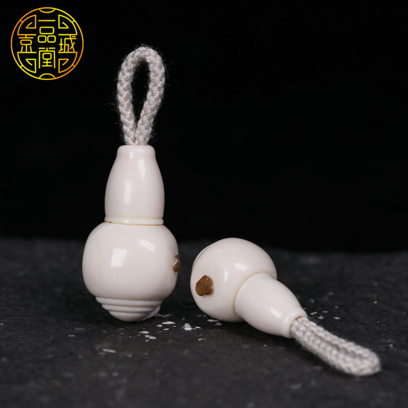 猛犸象牙法螺分体榫卯三通佛头星月金刚菩提猴头手串佛珠文玩配饰
