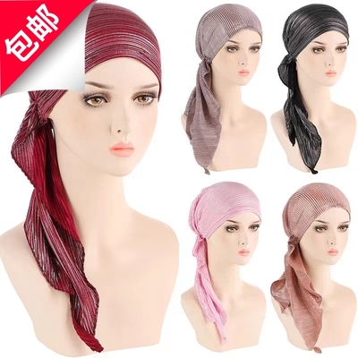 外贸包头帽出游欧美女性