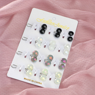 scarf safety pin 丝巾扣少数民族头巾脖夹 女士珍珠丝巾夹小别针