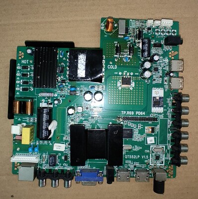 tp.r69 pd64 QT552LP V1.5实物照原装WiFi三合一安卓电视联网主板