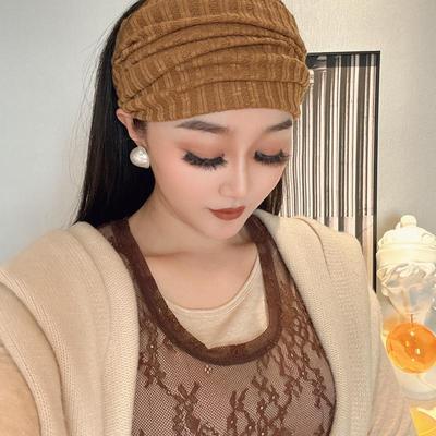 妖梦宽边发带遮白发发箍休闲发饰