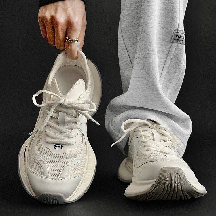 【原单货】网面百搭厚底增高运动休闲鞋轻便情侣老爹鞋男鞋女款潮,流行男鞋,老爹鞋,淘宝优惠券,粉丝福利购,淘宝优惠卷